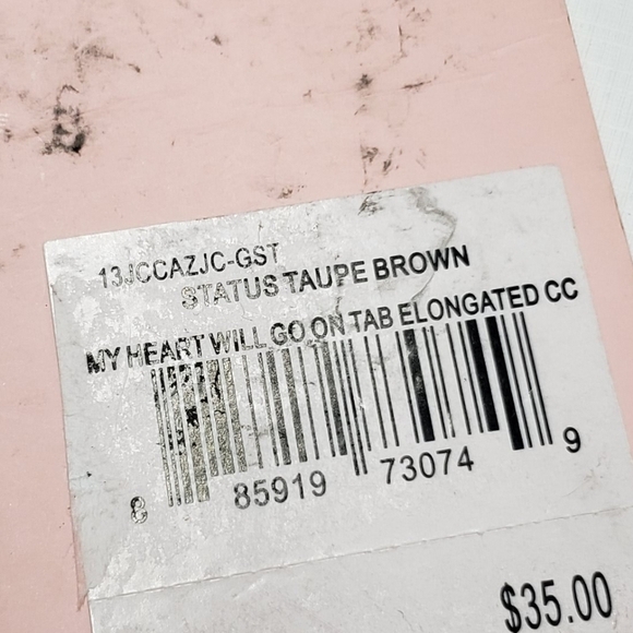 New Juicy Couture Wallet My Heart Will Go On Status Taupe Brown - Picture 13 of 15